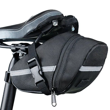 Найлон велосипед чанта водоустойчив планински велосипед седло съхранение седалка заден инструмент торбичка чанта открит колоездене аксесоари