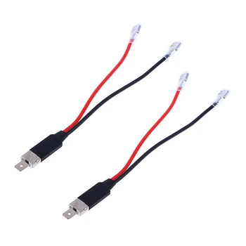 2PCS H1 Замяна на единичен конвертор Кабелен конектор за преобразуване на кабел Адаптер за държач за HID крушки за фарове Аксесоари