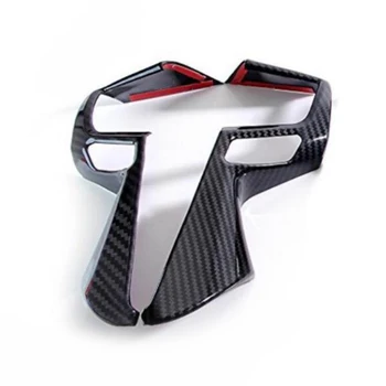 for Alphard Vellfire 30 2015-2019 Кола въглеродни влакна волана капак Trim декор рамка стикери аксесоари