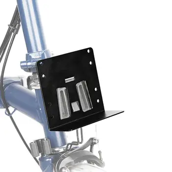 Bike чанта адаптер велосипед предния край чанта адаптер за кошница велосипед сгъваема чанта