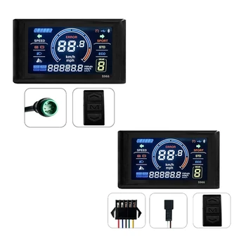 24-72V E-Bike LCD-S966 цветен дисплей контролен панел с NFC функция електрически велосипеди резервни части
