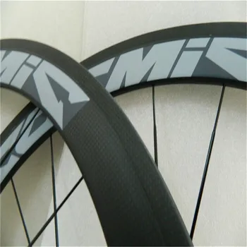 3K / UD 50mm въглеродни колела сиво лого 50mm пълен карбон мат гланцово покритие колела Road Bike колоос