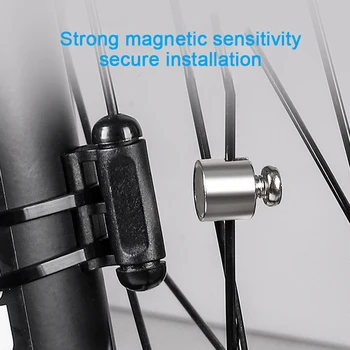 1Pc велосипедни части магнит скоростомер метален хронометър магнит мощен абсорбция километраж измерване на скоростта аксесоари