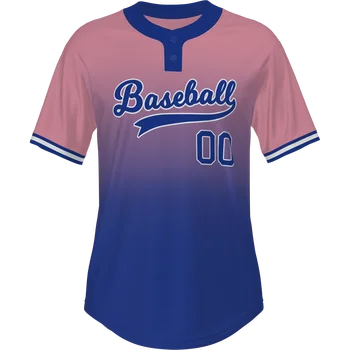 Персонализирана бейзболна фланелка зашита / отпечатана персонифицирана риза с бутони Спортна униформа за мъже Жени Младежи