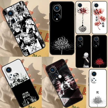 Аниме Tokyo Ghoul Flower Case за Huawei Honor X8a X8 X7 X9a 50 70 90 Magic5 Lite P40 P20 P30 P60 Pro P Smart Cover