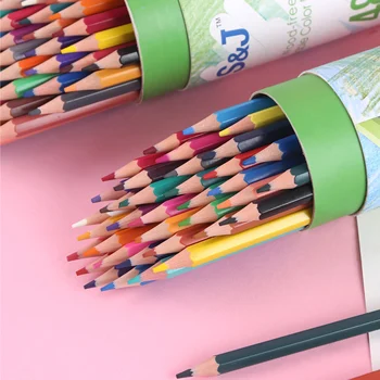 48Pack цветни моливи за книги за оцветяване за възрастни, мека сърцевина, моливи за рисуване на изкуство за художници деца начинаещи, комплект моливи за оцветяване