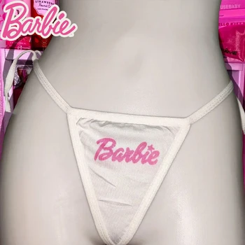 Barbie G String Секси прашки Комфорт безшевни бельо бикини жена отпечатва сладък Kawaii бикини слипове спортни момичета бельо подарък