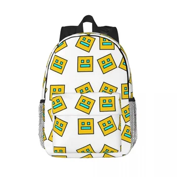 Геометрия Dash раници тийнейджър Bookbag карикатура студенти училищни чанти пътуване раница рамо чанта голям капацитет