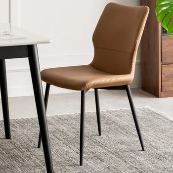 Минималистичен модерен дизайн стол кафе скандинавски метален стол трапезария суета ергономични релаксиращи шезлонги Salle Manger мебели за дома