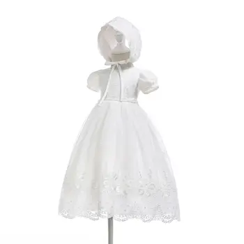 2022 Ново пристигане Бебе Момиче Рокля за кръщене Кръщелни рокли 1 година Костюми за рожден ден Принцеса сватбено парти Официални рокли L257