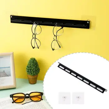 1pc стена монтирани акрилни слънчеви очила организатор съхранение висящи дисплей притежателя багажник бижута очила огърлица очила рафт C6m1