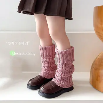 японски стил детски обрат крак нагреватели сладък JK Harajuku балет охрана чорапи купчина чорапи крак покритие крак чорапи момичета