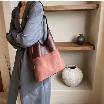 Известни дизайнерски чанти за жени 2023 луксозна реплика на болсо Мода Ретро чанта Дамска пазарска чанта Чанта за кофа