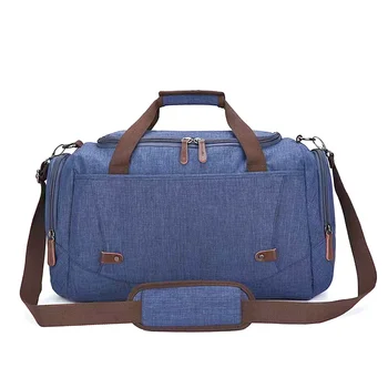 Голяма пътна чанта за мъже и жени Плътен цвят Splash-доказателство багаж чанта Out-ръка сметка на товарителница рамо Slung чанта