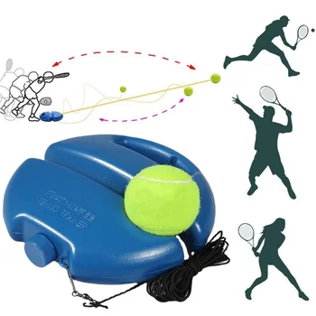 Тенис треньор отскок топка с низ Baseboard самообучение тенис Dampener инструмент за обучение Упражнение оборудване