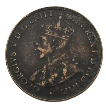 Австралия 1923 Посребрена колекционерска монета Магическа монета Декорация на дома Занаятчийски монети Настолен орнамент Коледни подаръци