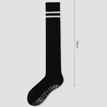1 чифт топли спортни чорапи меки зимни йога чорапи неплъзгащи се частици еднолични йога чорапи поддържат топло