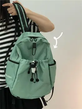 корейски прост спорт обратно пакет лек водоустойчив пътуване раница Preppy стил висок капацитет случайни студентски училищни чанти