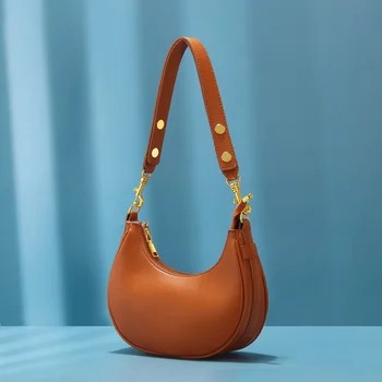 Дамска чанта за едно рамо Чанта за половин луна чанта Премиум чанта за седло под мишниците