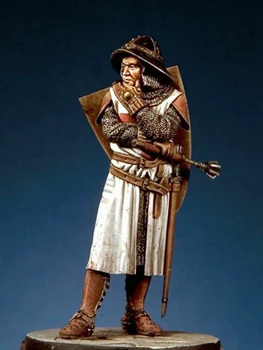 Смола фигура 1/32 54mm древен човек стойка Модел Unassambled Небоядисана фигура Строителен комплект