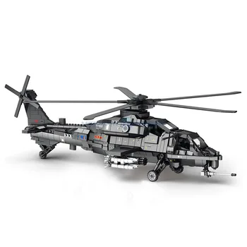 CAICZ-10 Армия Helicoptor модел тухли модерни военни Awacs самолет изтребител строителни блокове високи технологии DIY играчка комплект деца момчета подарък