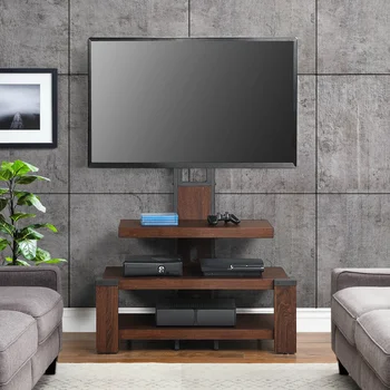 LISM 3-етажна телевизионна стойка с поплавък за телевизори до 55