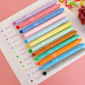 12pcs цветен мастило печат писалка комплект маркер забавно обучение инструмент за деца перфектен DIY подарък