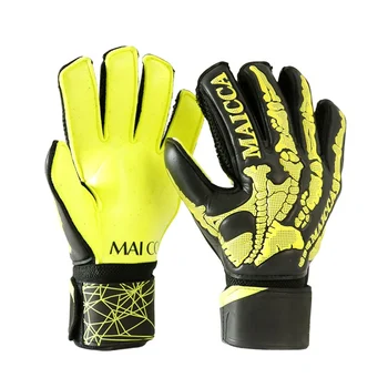 2 парчета вратарски ръкавици дишаща младеж & възрастен футбол вратар ръкавици с fingersave ръка защита