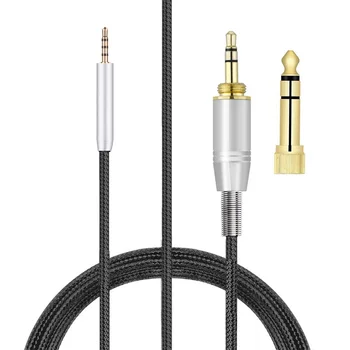  6.35mm подмяна найлон плетен кабел удължител за JBL Everest Elite 300 310 700 710 750NC слушалки