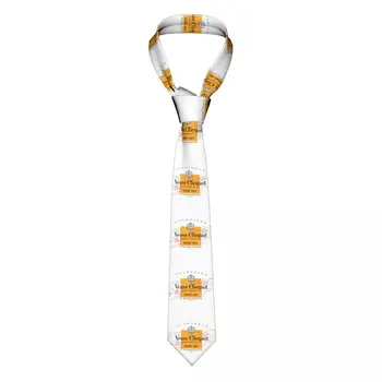 Класически Clicquot шампанско вратовръзки мъжки потребителски коприна бира вратовръзка за сватба Gravatas