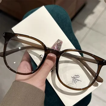 2024 Нови анти-сини светлинни очила Мъже Жени Мода Прозрачен компютър очила рамка ретро късогледство очила квадратни очила
