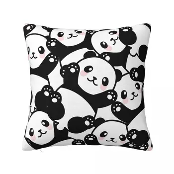 Cute Panda Cartoon Pillow Covers Начало Прекрасна животинска възглавница Creative Decor Pillow Cover 40 * 40