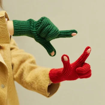 Touch Screen ски ръкавици жени зимни ръкавици еластични пълни пръсти ръкавици сгъстяват топли ръкавици унисекс езда работа ръкавица
