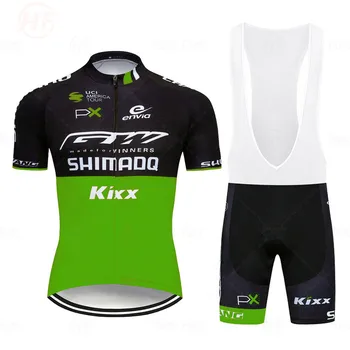 Колоездене Джърси комплект къс ръкав мъже анти-UV велосипед спортни облекла Екип Летни велосипеди облекло Maillot Ciclismo Hombre