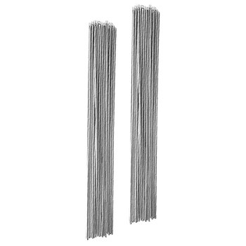 100 Pack Solution Заваряване на пръти с флюсова сърцевина Заваръчни пръти 50Cm Универсална нискотемпературна медна алуминиева заваръчна тел