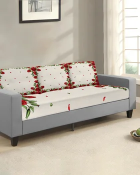Свети Валентин роза цвете диван седалка възглавница капак Funiture протектор диван капаци за дивани против прах свалящ се капак