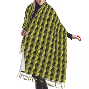 Шрекс пискюл шал жени мека мода универсален женски шалове обвива дама зимни шалове