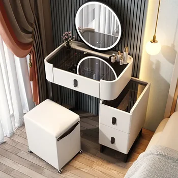 Bedroom Nordic тоалетка огледало модерен суета мобилна конзола съхранение кабинет тоалетка луксозна Penteadeira мебели