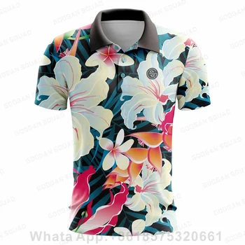 Mannen Golf Shirt Zomer Snel Droog T-shirt Sport Jersey Golf Kleding Korte Mouw Tops Ademend Polo Shirts Voor Mannen Golf kledin