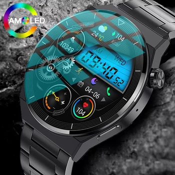 2024 Нов NFC смарт часовник мъже GT3 Pro AMOLED 1.36